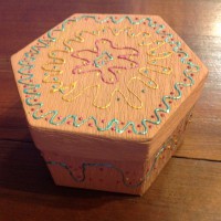 Decorated paper boxes