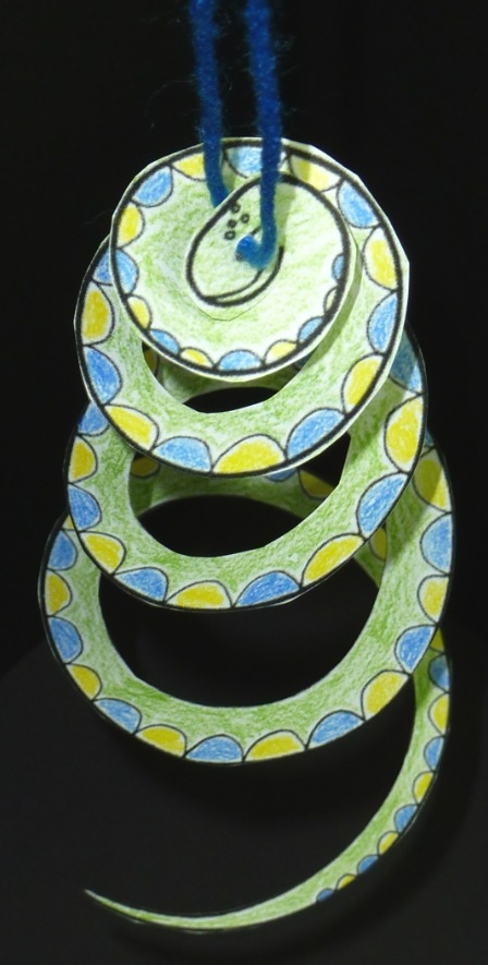 snake spiral craft crafts diy arts mouthsofmums