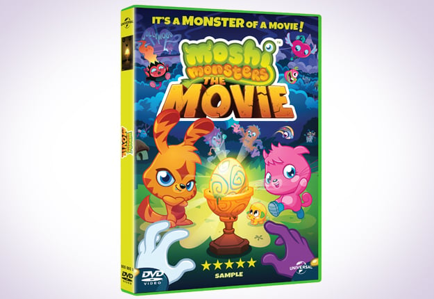 WIN 1 of 15 DVD copies of Moshi Monsters: The Movie