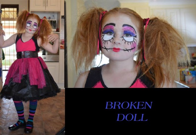 Broken Doll for Halloween