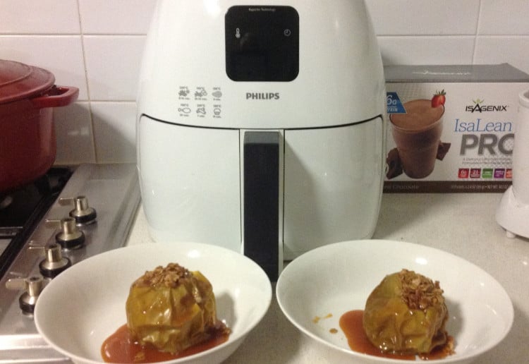 Inside-out Air-fryer Apple Crumble