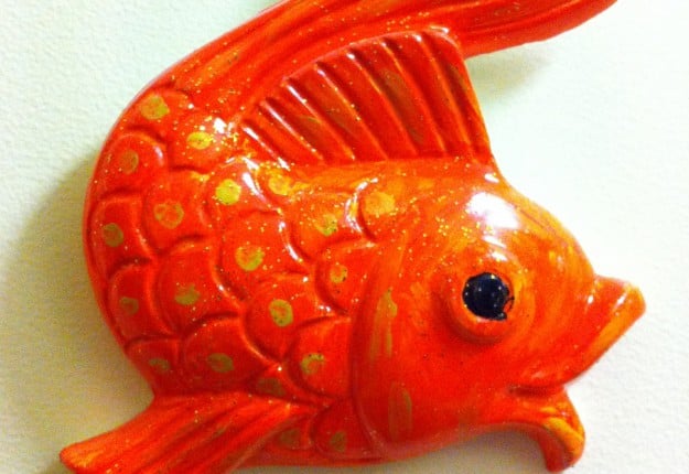 Gold Fish in the wall