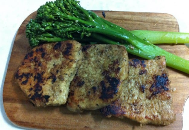 Pork Steak with Broccolini