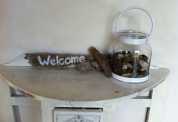 Driftwood Welcome Sign