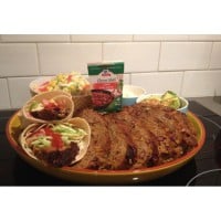Meatloaf Con Carne with Mexican Slaw