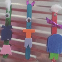 Crazy Alien Fridge Magnets
