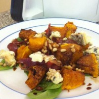 Roast Pumpkin and Blue Cheese Salad