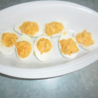 Curried Eggs Great for Platters.