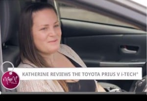 Katherine reviews the Toyota Prius V