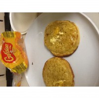 Golden Crumpets re-toasted