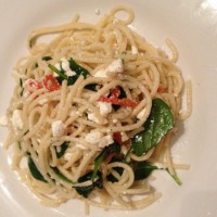 Lemon, Spinach & Fetta Spaghetti