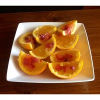Jelly Oranges with Berries