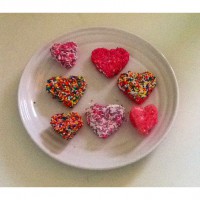 Homemade Marshmallow Hearts