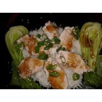 Hot & Sour Chicken with Coconut Rice and Pak Choi
