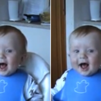 This giggling baby made my day!