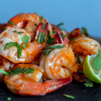 Sweet and spicy prawns