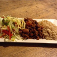 Naked Beef & Bean Burritos