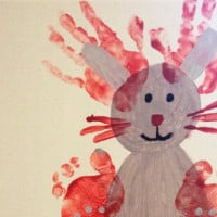 Easter Bunny toddler print canvas!