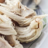 Poached chicken for sandwiches
