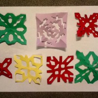 Paper snowflakes