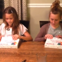 Girls react to mum's third pregnancy