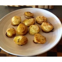Individual potato bakes