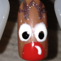 Rudolf Christmas Nails!