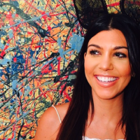 Kourtney Kardashian follows in sister Kim's footsteps
