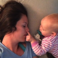 FUNNY VIDEO: The joy of bringing a baby into your bed....