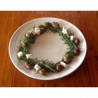 Rosemary olive wreath