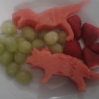 Dinosaur Fruit Fun Plate