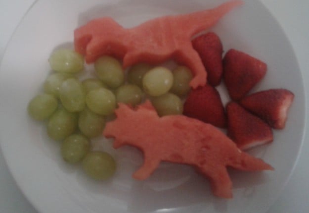 Dinosaur Fruit Fun Plate