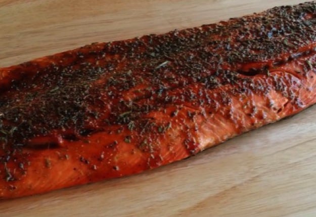 Honey rosemary salmon