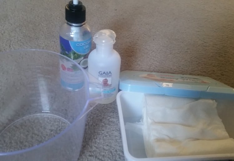 Make your own baby wipes