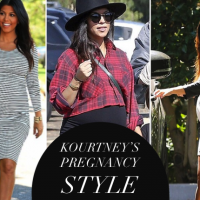Kourtney Kardashian's pregnancy style