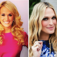 Carrie Underwood and Molly Sims reveal first baby photos