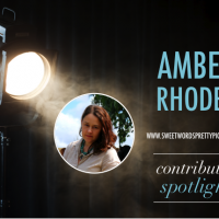 Contributor spotlight...Amber Rhodes