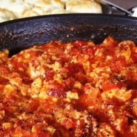 Menemen (traditional Turkish tomato and egg recipe)