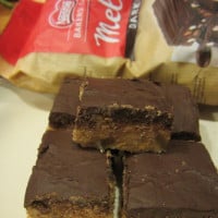 Lemongrass, ginger and chocolate slice