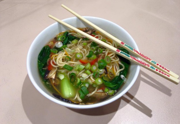 Snapper Soup with Vegetables & Udon Noodles