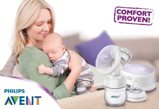 WIN 1 of 2 Philips Avent Comfort Single Electric Breast Pumps