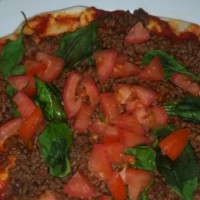 Mince pizza