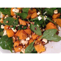 Roasted pumpkin salad