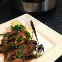 Osso Bucco with mushrooms