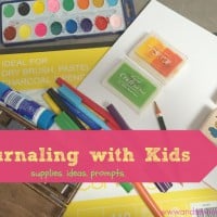 Journaling with kids