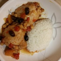 Chicken and chickpea Tagine (pressure cooked)