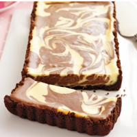 Choc Ripple Cheesecake Tart