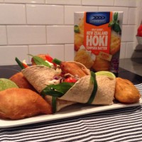 Mini Hoki Tacos with Mexican Slaw