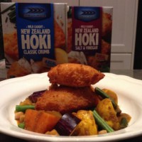 Slow Cooker Vege Curry with Hoki Classic Crumb Fillets