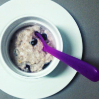 Blueberry porridge